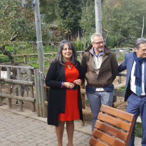Fondi PSR: visita ad una azienda agricola, Daniela Segale, Roberto Cella, Stefano Mai 1