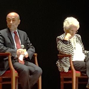 Liana Segre con Maurizio Roi sovrintendente del Teatro Carlo Felice e Mino Ronzitti Presidente ILSREC Genova (4)
