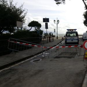 Crollo Sp 227 di Portofino: la chiusura della strada (1)
