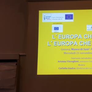 Convegno “L'Europa che c'è. L'Europa che verrà” 14