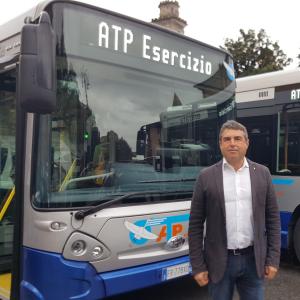 Nuovi autobus ATP: il consigliere delegato alla viabilità Franco Senarega