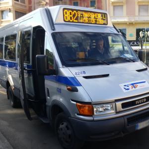 Riparte la linea ATP Santa Margherita-Portofino, bus al capolinea di  Santa Margherita (1)