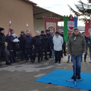 3 Il ricordo di Coreglia Ligure per i deportati ad Auschwitz del campo 52, Giorgio Getto Viarengo ANPI  Tigullio