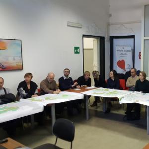 Piano Urbanistico Intercomunale: la sala ed i partecipanti