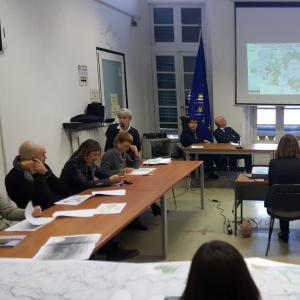 Piano Urbanistico Intercomunale: L'intervento di Piero Garibaldi CMGE: la sala ed i partecipanti