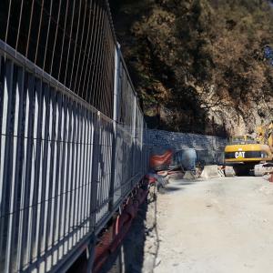 SP 227 di Portofino: la passerella presto verrà smontata (4)