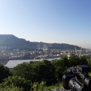 Città Metropolitana di Genova riprese Ponte Morandi