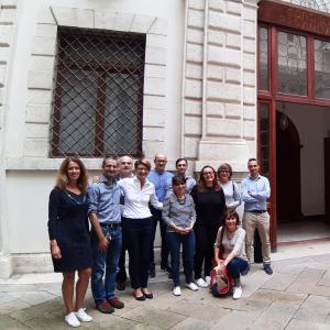 Il gruppo dei funzionari delle 4 istituzioni coinvolte (Genova, Milano, Venezia e Taranto)