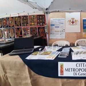 Lo stand di Città Metropolitana di Genova 1