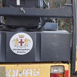 #SP71, in corso asfaltature eseguite con squadre e mezzi della Città Metropolitana