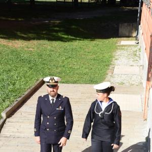Arrivo delle autorità della Marina