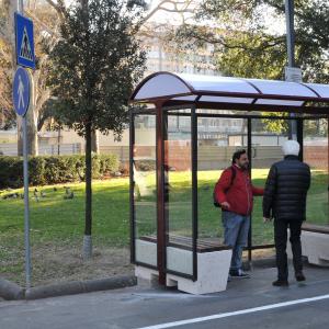 Presentati i nuovi mezzi ATP: Le pensilline di viale Caviglia, a Genova Brignole (22)