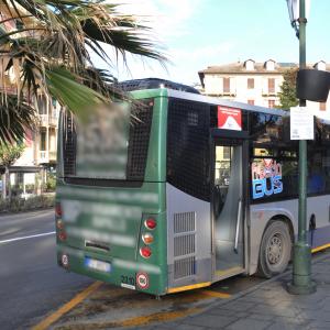 Riparte la linea ATP Santa Margherita-Portofino, bus al capolinea di  Santa Margherita (6)