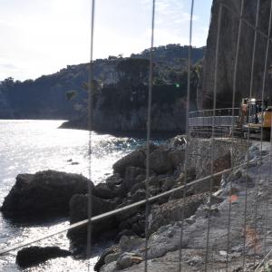 Sp 227 di Portofino: la zona del cantiere (8)
