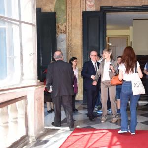 Palazzi Svelati, l'atrio al primo piano di Palazzo Spinola