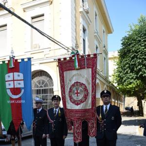 Il Gonfalone di CMGE e Regione LIguria 1 