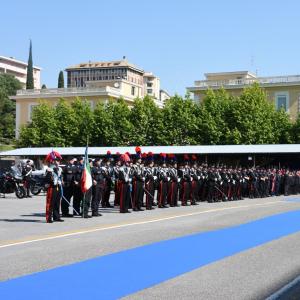 Il discorso del Comandante della Legione, Generale di Brigata Pietro Oresta