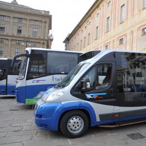 6 Atp green, presentazione nuovi bus in piazza De Ferrari