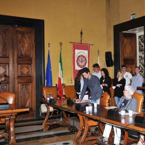 Visita a palazzo Spinola e agli uffici della Prefettura degli studenti della Valle Scrivia (31)