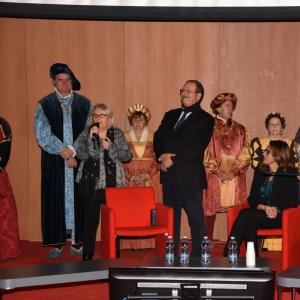 La cerimonia di apertura alla Sala Maestrale 5