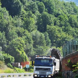 Passaggio ad Anas S. P. 35 dei Giovi, lavori di asfaltatura - vista4