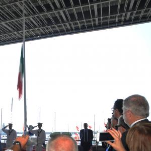 Inaugurazione del 58° Salone Nautico di Genova, alzabandiera (15)