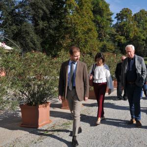 Federico Romeo Presidente Municipio Valpolcevera, Cristina Lodi consigliere Comune di Genova, Michele Brassesco sindaco Valbrevenna