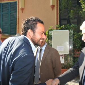 Armando Sanna sindaco di Sant'Olcese e Marco Bucci sindaco di Genova