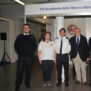 Lo stand dell'Accademia della Marina Mercantile Italiana