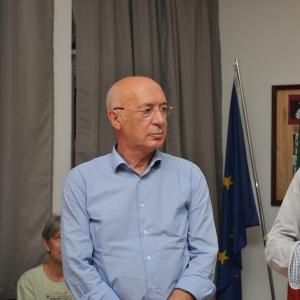 Guido Guelfo, Consigliere delegato Urbanistica CMGE e Armando Sanna sindaco di S. Olcese