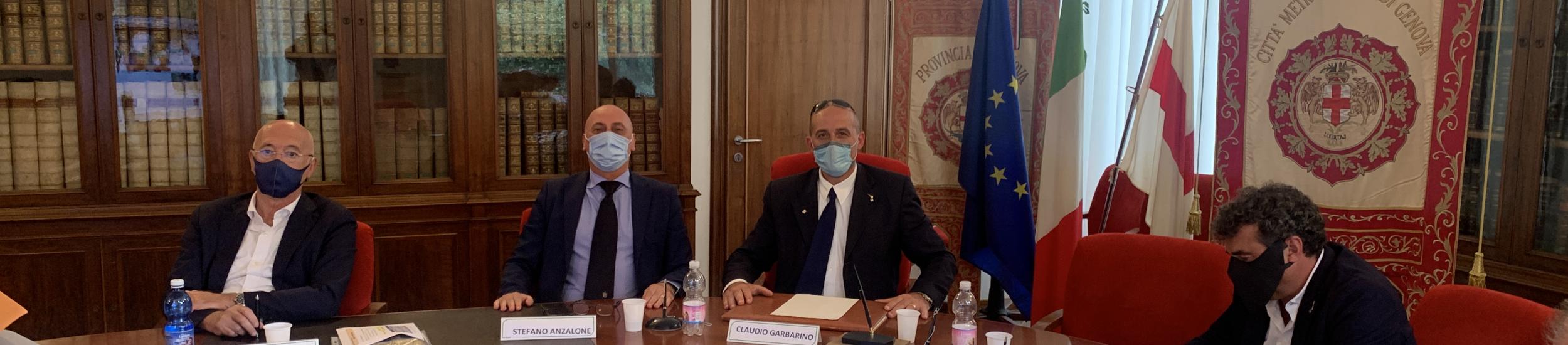 Alcuni Consiglieri presenti in nella sede di piazzale Mazzini