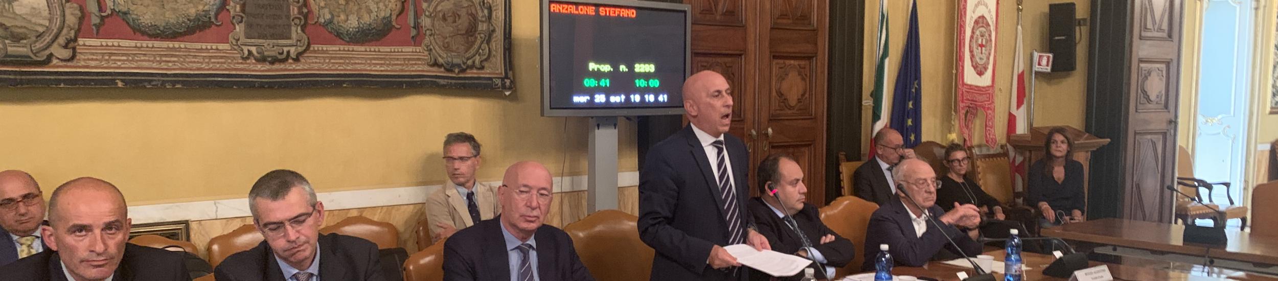 Il Consigliere Delegato Stefano Anzalone presenta la proposta 2293