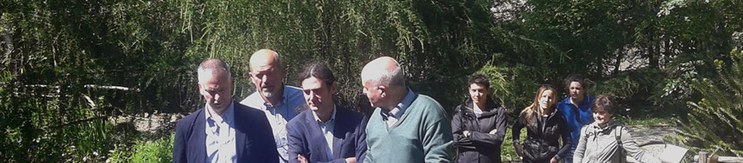 News: Città metropolitana: prima visita di marco doria fra i tesori botanici di pratorondanino