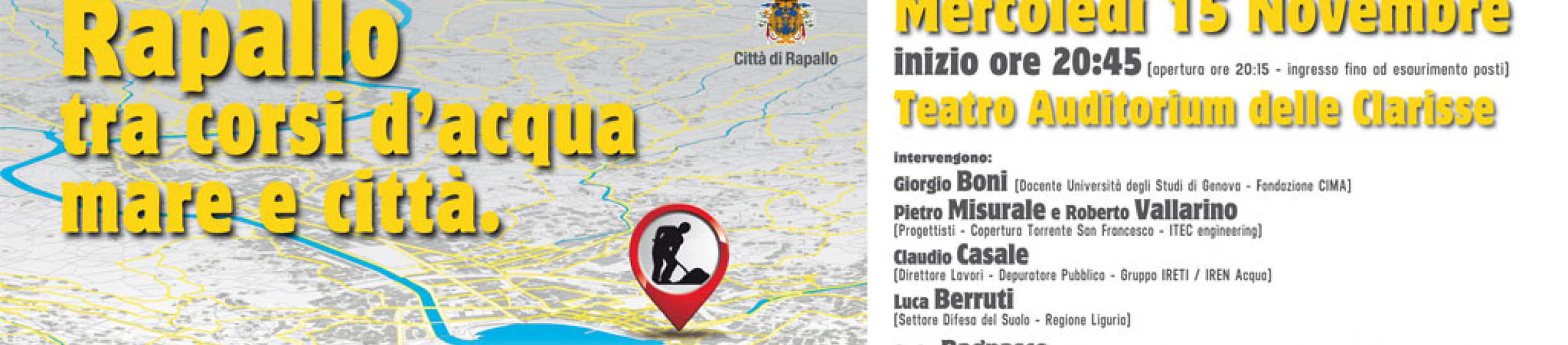 Rapallo, grandi opere in corso, questa sera convegno in diretta tv