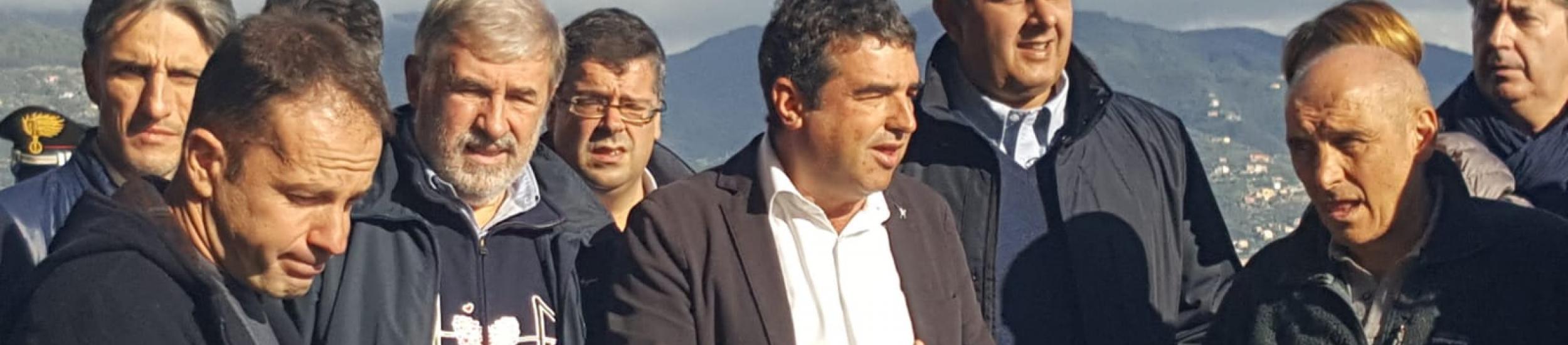 News: SP227 di Portofino: Sopralluogo del Governatore Giovanni Toti con il Sindaco Metropolitano Marco Bucci