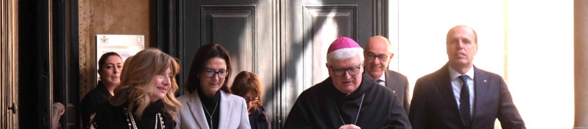 L'arrivo dell'Arcivescovo a Palazzo Doria Spinola