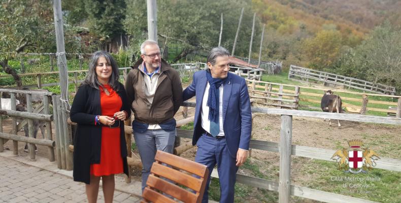 Fondi PSR: visita ad una azienda agricola, Daniela Segale, Roberto Cella, Stefano Mai 1
