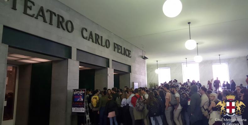  Liliana Segre incontra gli studenti genovesi, gli studenti genovesi