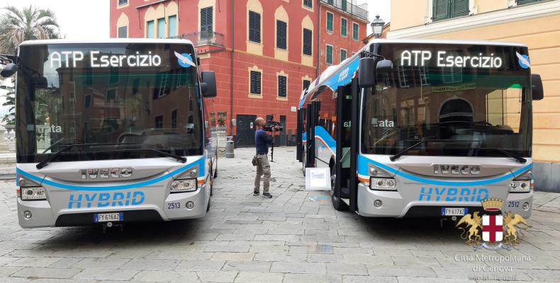 Presentati a Sestri Levante i mezzi ibridi ATP "Made in Italy" (le immagini)