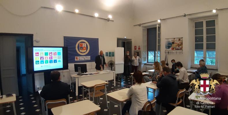 Conferenza stampa "Una pedalata partecipata sostenibile tra Chiavari e Lavagna" il 3 Ottobre 2020