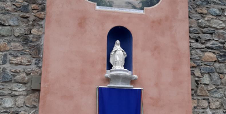 Campo Ligure, inaugurata la cappelletta in ricordo del Santuario di N.S. della Misericordia
