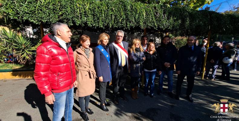 Intitolati oggi i giardini a Gaspare Bosco - foto