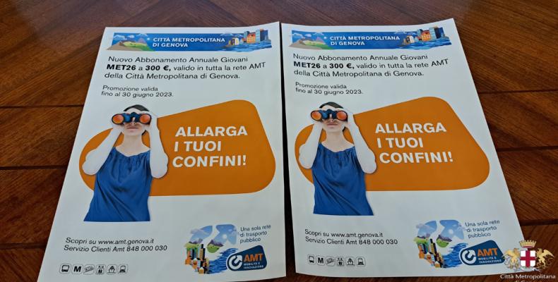 MET26, un unico abbonamento giovani per tutta la rete della “grande AMT”