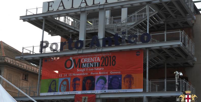 Salone Orientamenti 2018 ai Magazzini del cotone - il pannello