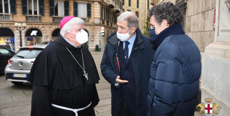 Visita dell'Arcivescovo della Città di Genova  Monsignor Marco Tasca