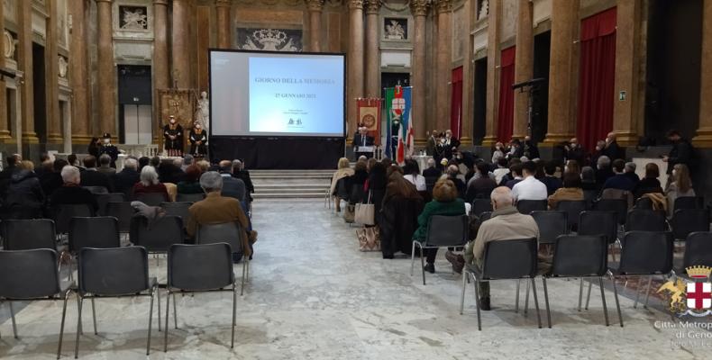 Giorno della Memoria 2022: la cerimonia a Palazzo Ducale