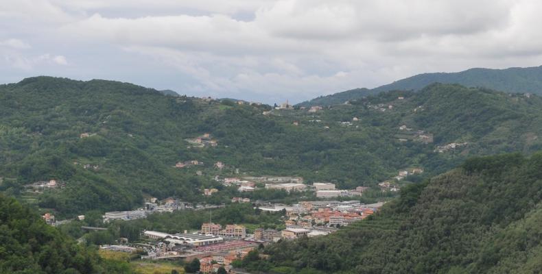 Carasco, panorama della vallata