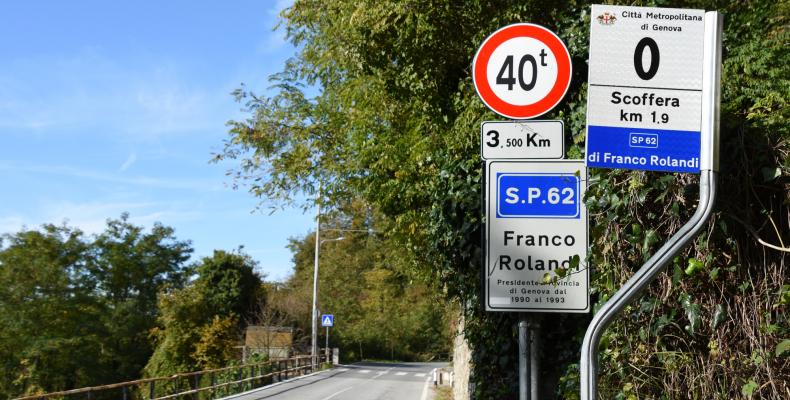 Davagna, frazione Scoffera inizio SP 62