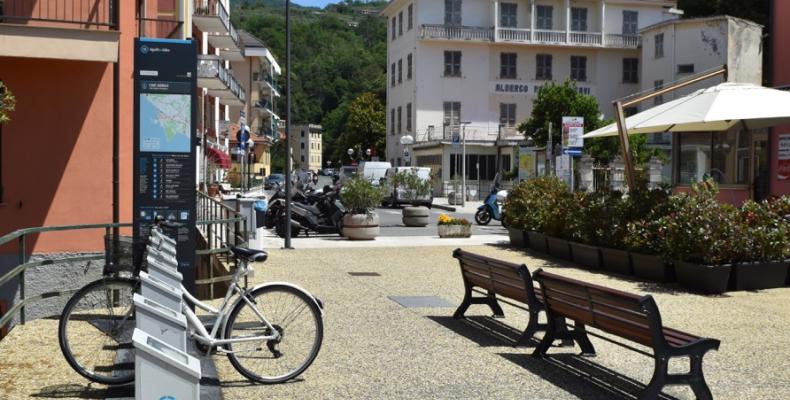 Lavagna, frazione Cavi Borgo e biciclette