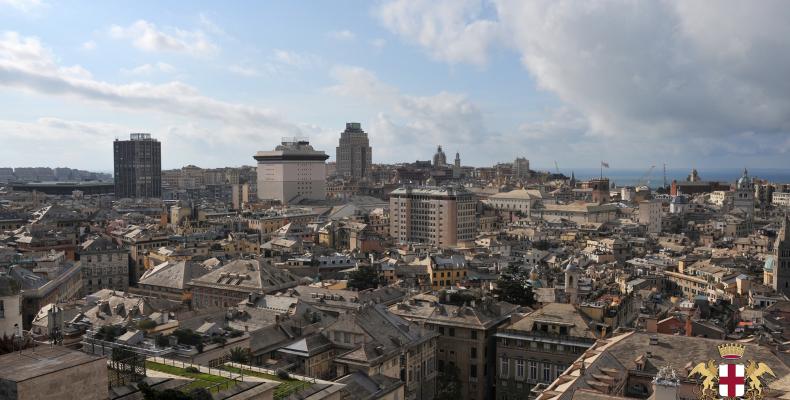 Genova, panorama da Spianata Castelletto